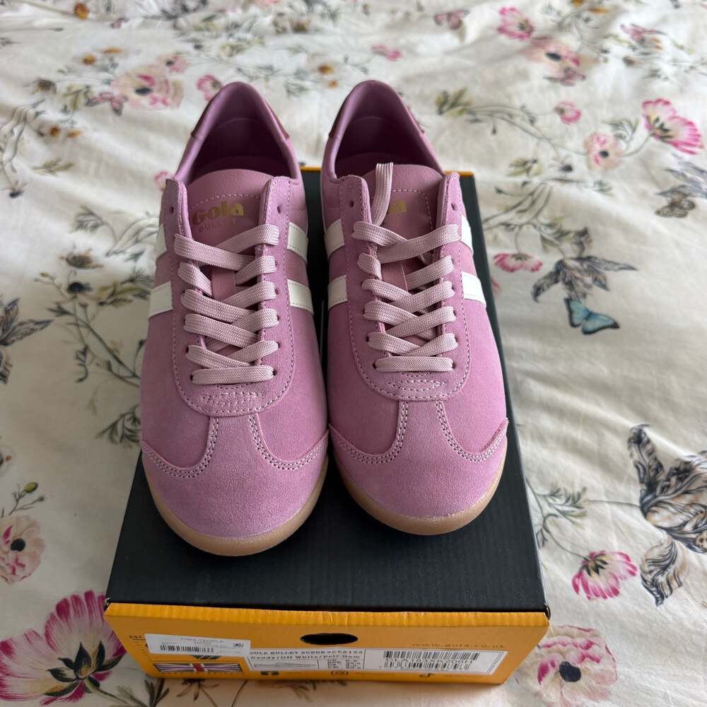 Gola Bullet Suede Candy/Off White/Pale Gum Women's Sneakers